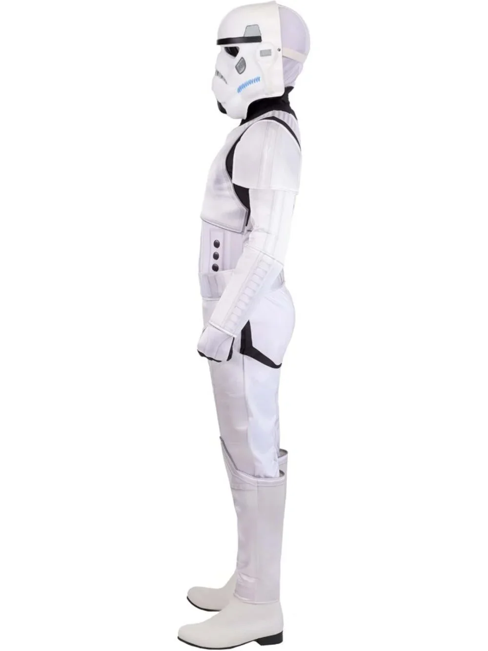 Deluxe Adult Stormtrooper Costume - Jumpsuit, Mask, Gloves & Hood for Halloween